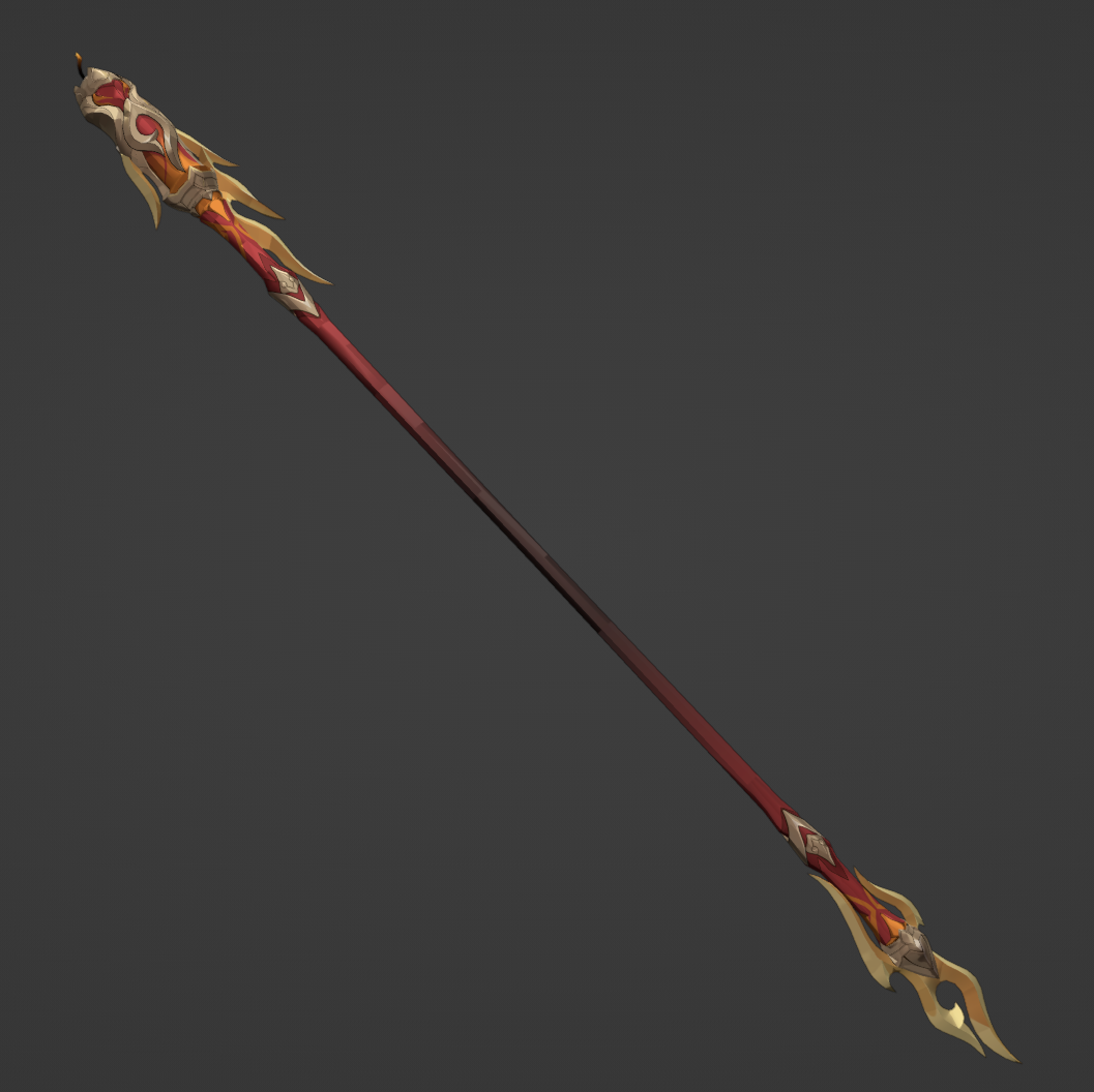 Guinaifen Spear - Digital 3D Mode - Honkai: Star Rail - Guinaifen Cosplay