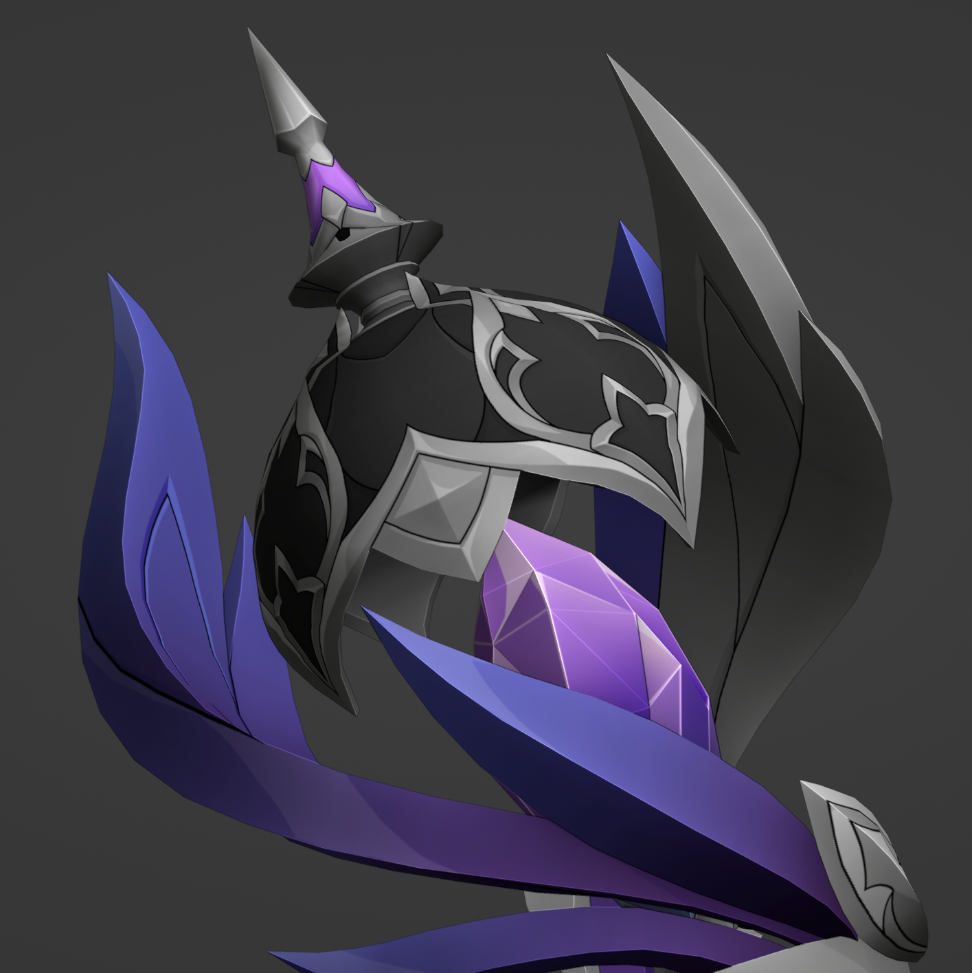 Black Swan's Weapon - Digital 3D Model - Honkai: Star Rail - Black Swan Cosplay