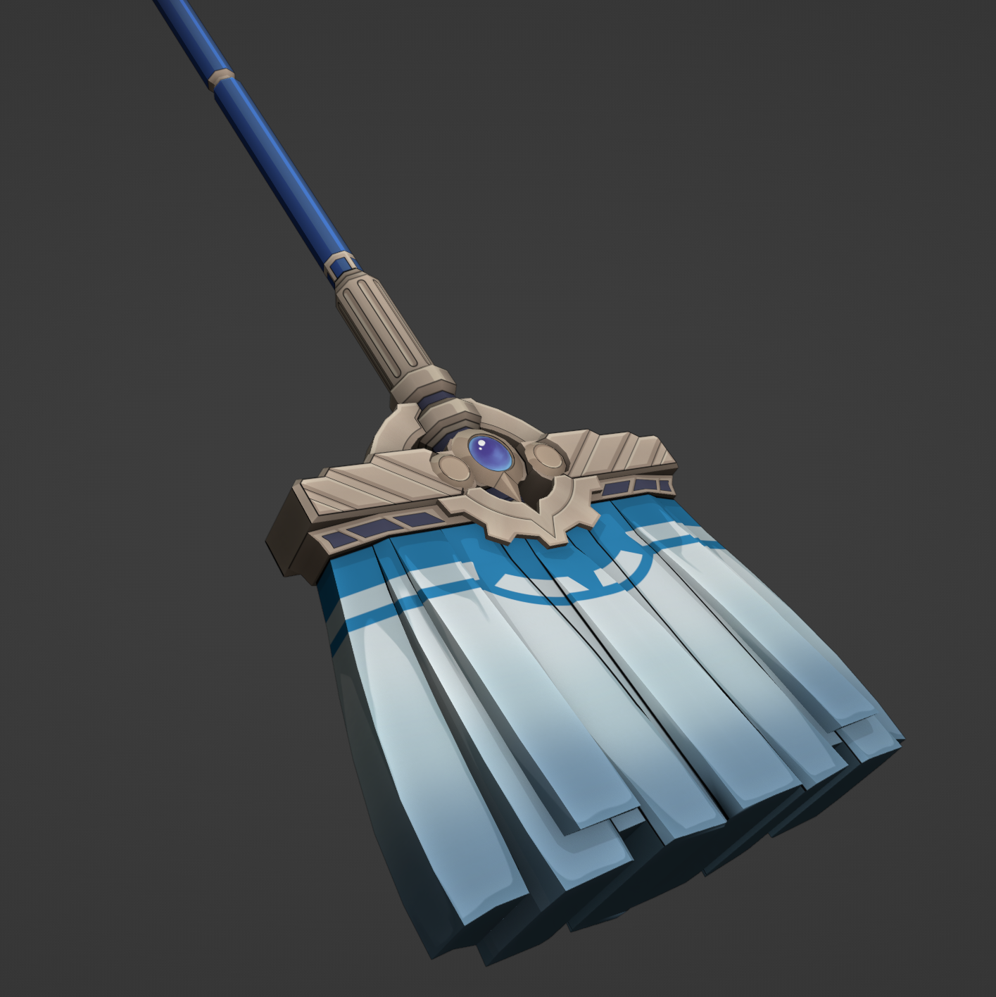 Misha's Mop - Digital 3D Model - Honkai: Star Rail - Misha Cosplay
