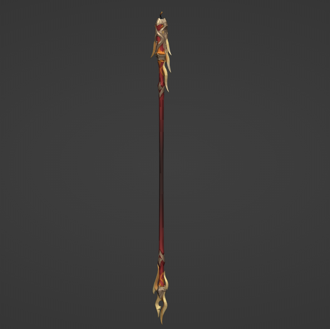 Guinaifen Spear - Digital 3D Mode - Honkai: Star Rail - Guinaifen Cosplay