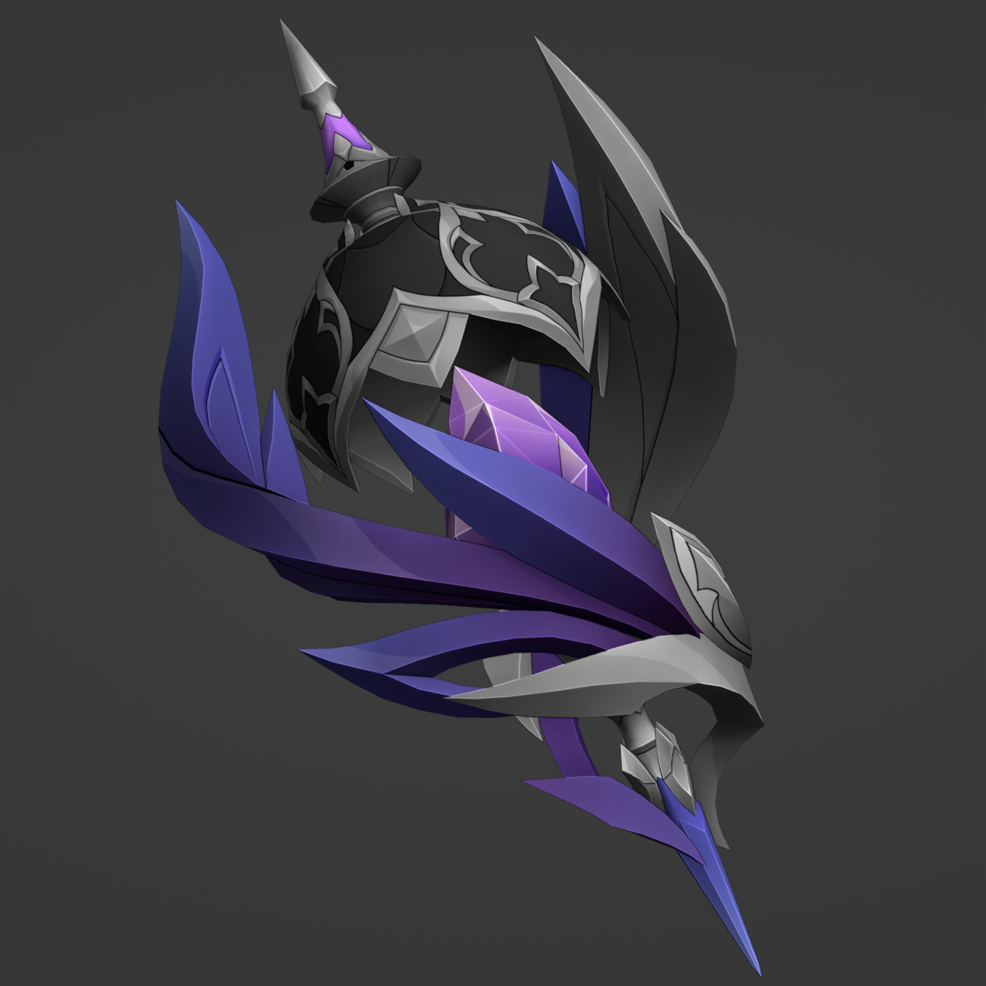 Black Swan's Weapon - Digital 3D Model - Honkai: Star Rail - Black Swan Cosplay