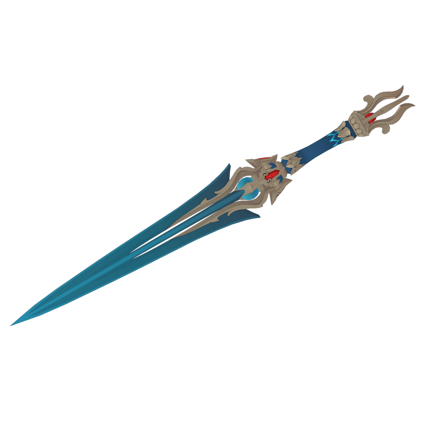 Xueyi's Dagger - Digital 3D Model - Honkai: Star Rail - Xueyi Cosplay
