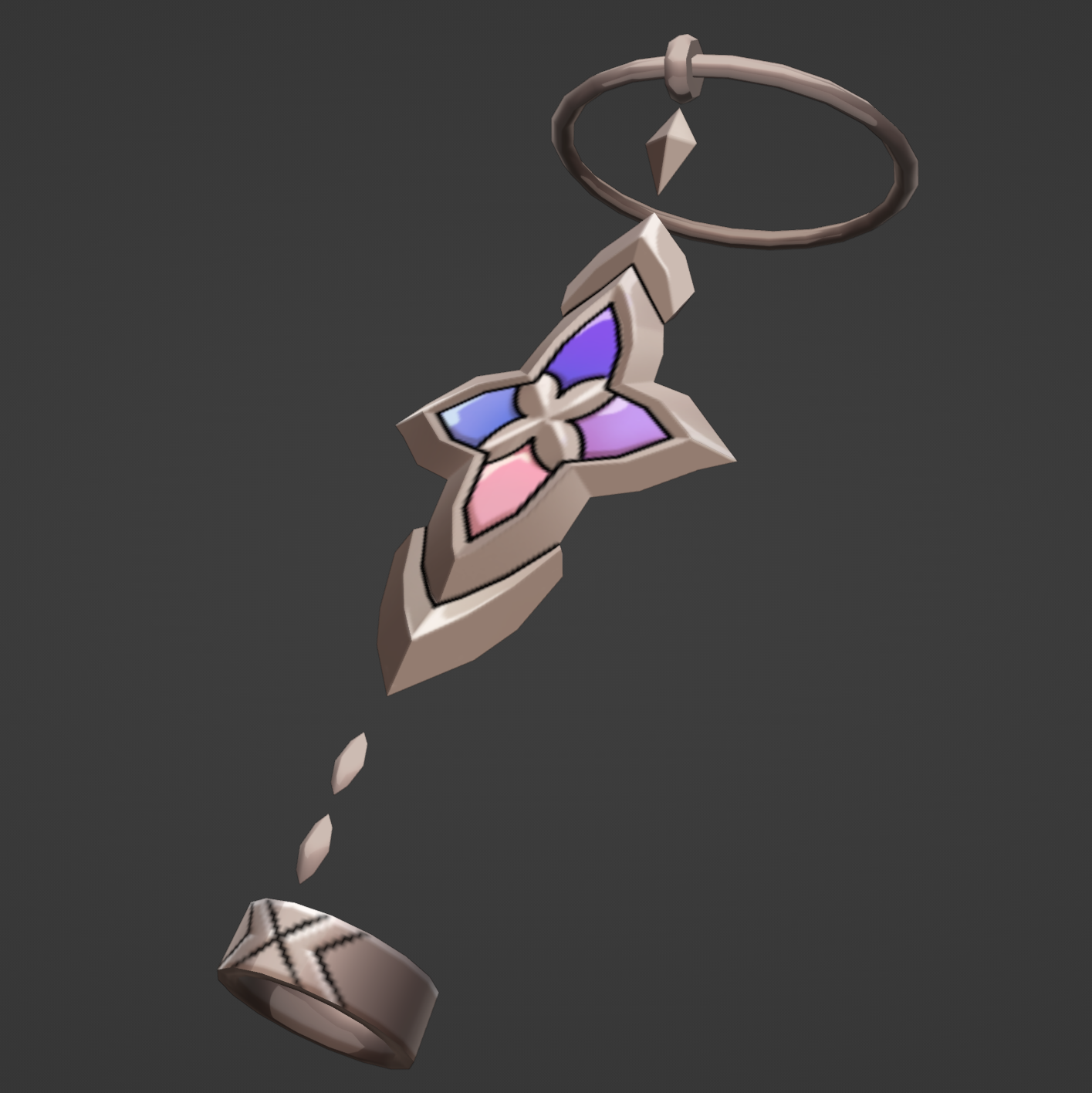 Black Swan's Accessories - Digital 3D Model - Honkai: Star Rail - Black Swan Cosplay