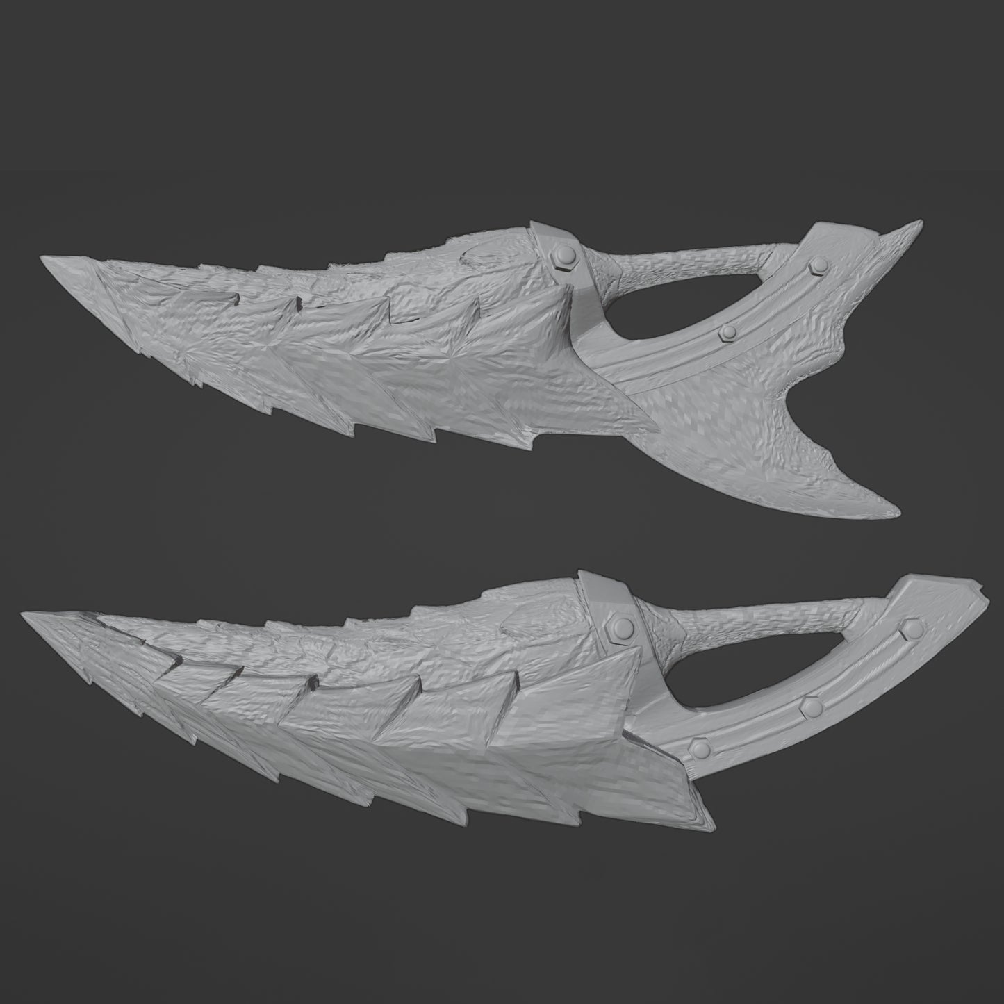 Usurper's Fulgur - Digital 3D Model - Monster Hunter World Cosplay