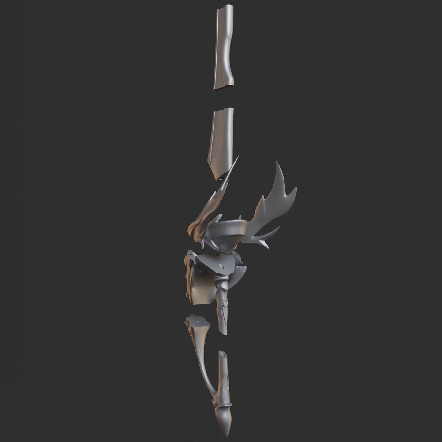 Aquila Favonia - Digital 3D Model - Genshin Impact - Qiqi Cosplay