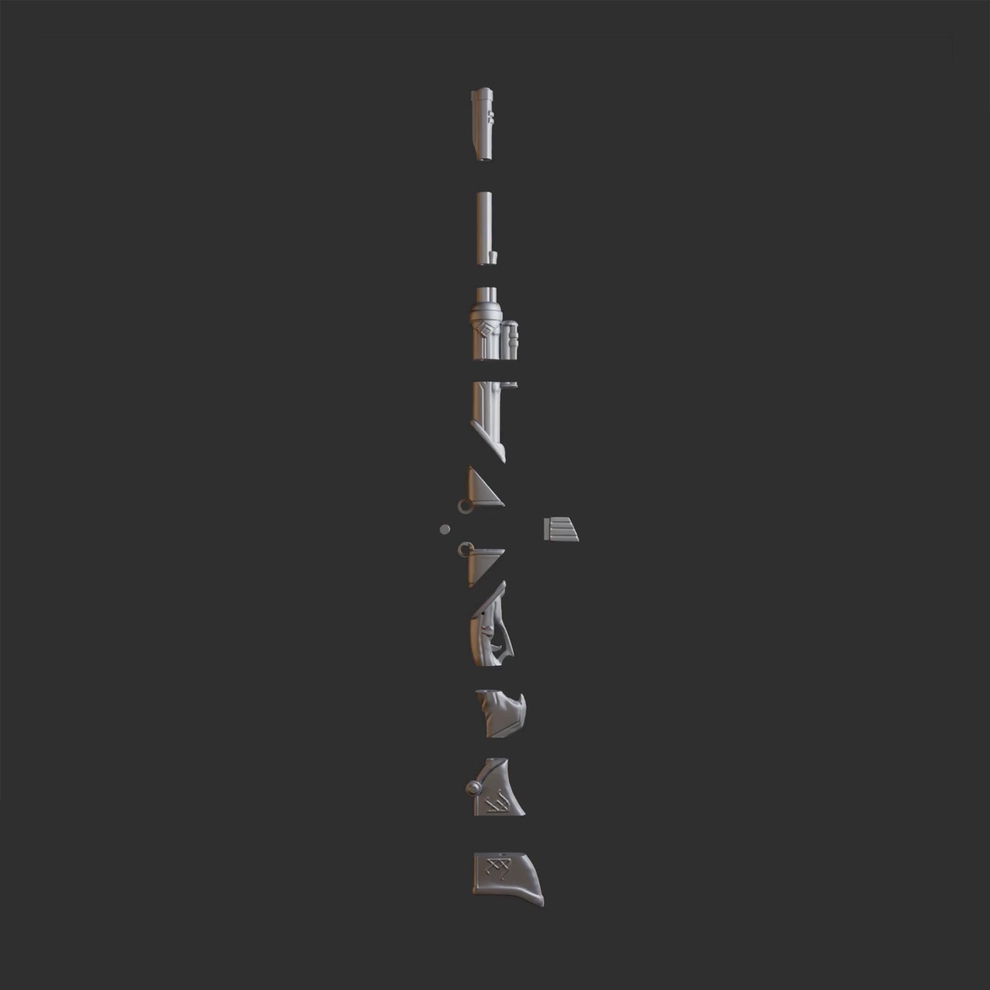 Caitlyn Arcane Shotgun - Digital 3D Model - League of Legends - Caitlyn Cosplay