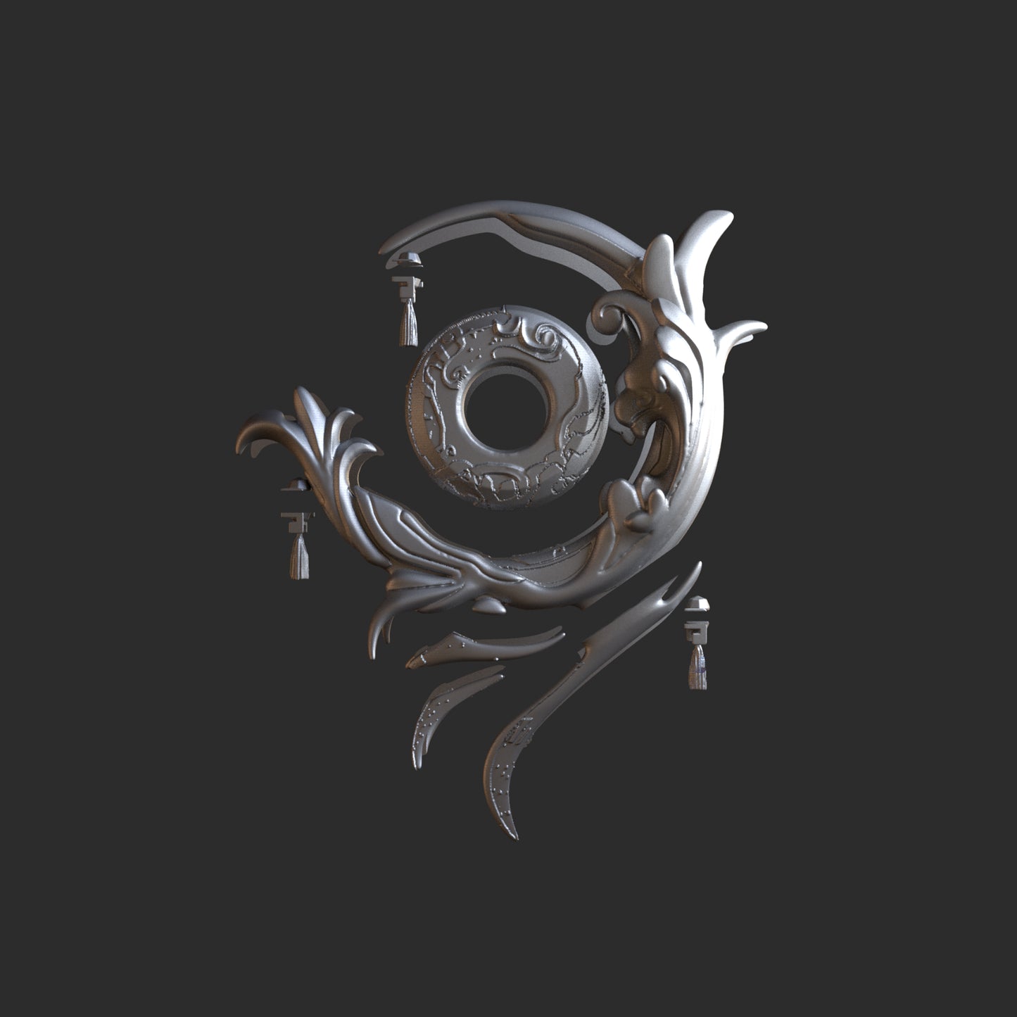 Everlasting Moonglow - Digital 3D Model - Genshin Impact - Sangonomiya Kokomi Cosplay