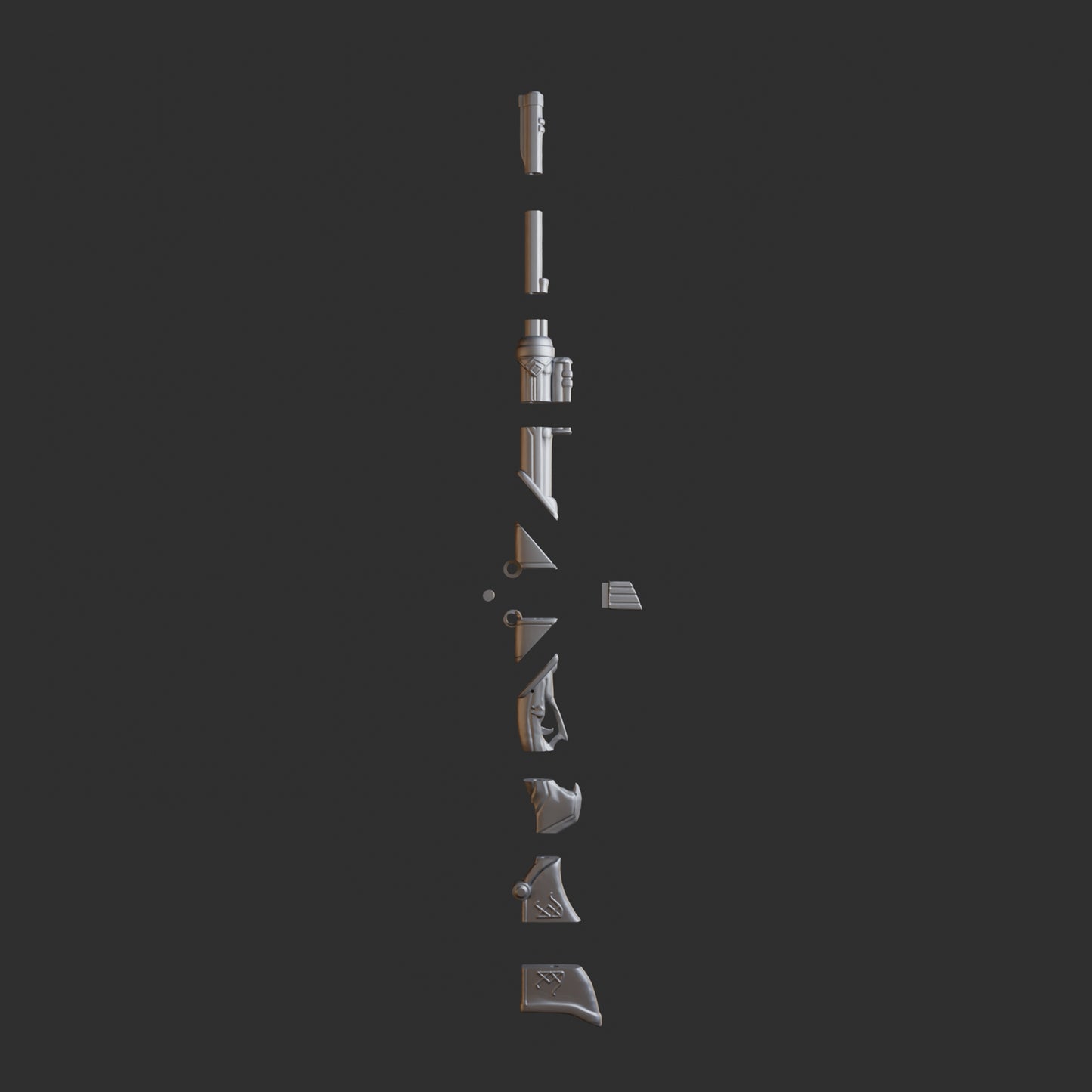 Caitlyn Arcane Shotgun - Digital 3D Model - League of Legends - Caitlyn Cosplay