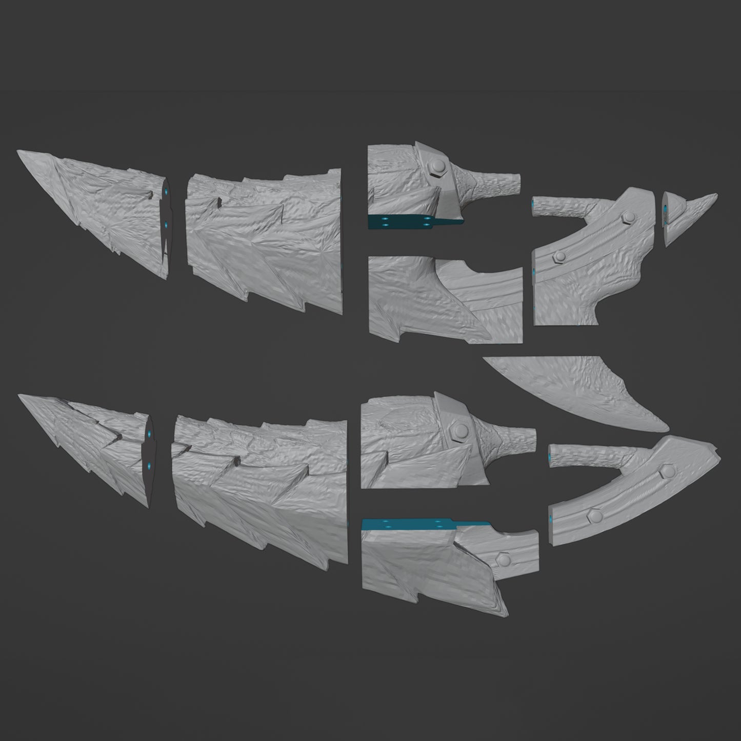 Usurper's Fulgur - Digital 3D Model - Monster Hunter World Cosplay