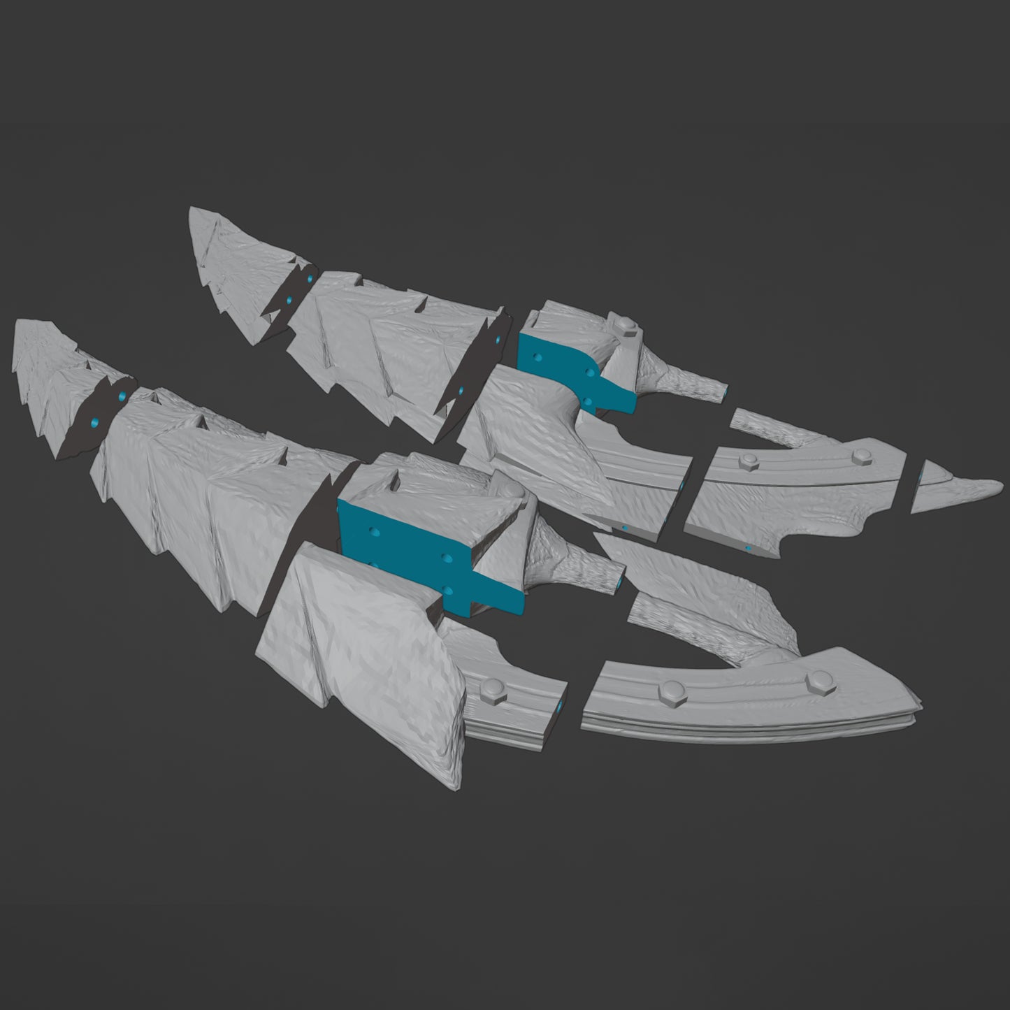 Usurper's Fulgur - Digital 3D Model - Monster Hunter World Cosplay