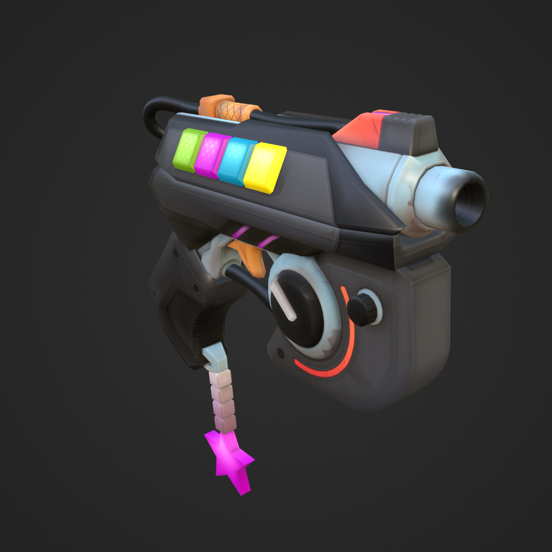 D.Va's Light Gun (EDM) - Digital 3D Model - Overwatch 2 - D.Va Cosplay