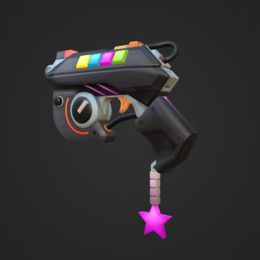 D.Va's Light Gun (EDM) - Digital 3D Model - Overwatch 2 - D.Va Cosplay