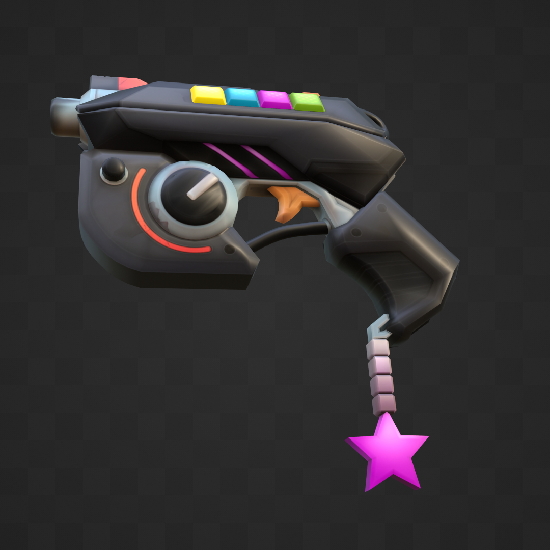 D.Va's Light Gun (EDM) - Digital 3D Model - Overwatch 2 - D.Va Cosplay