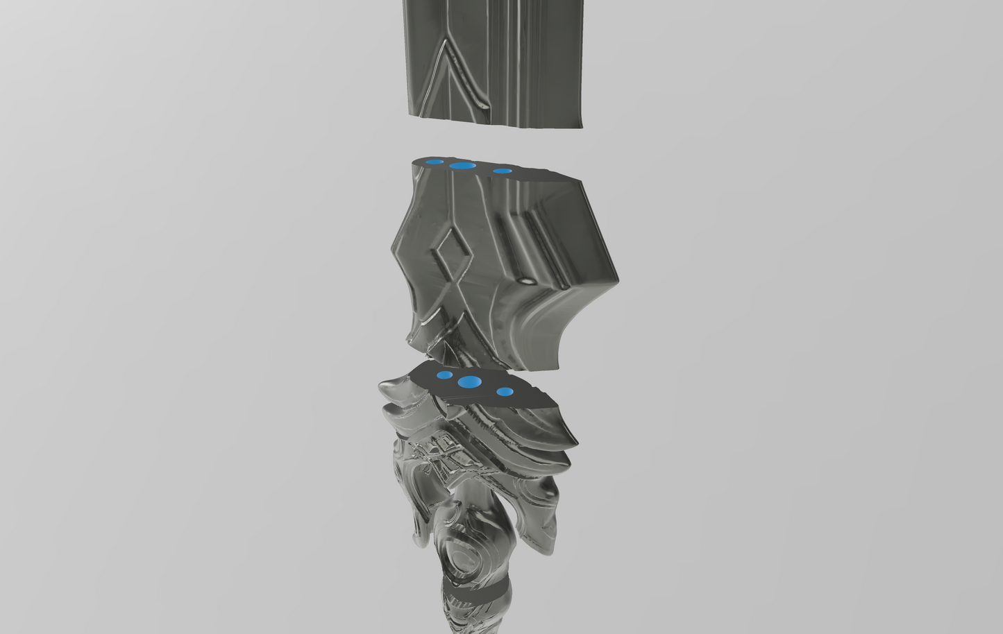 Prototype Aminus - Digital 3D Model - Genshin Impact - Chongyun Cosplay