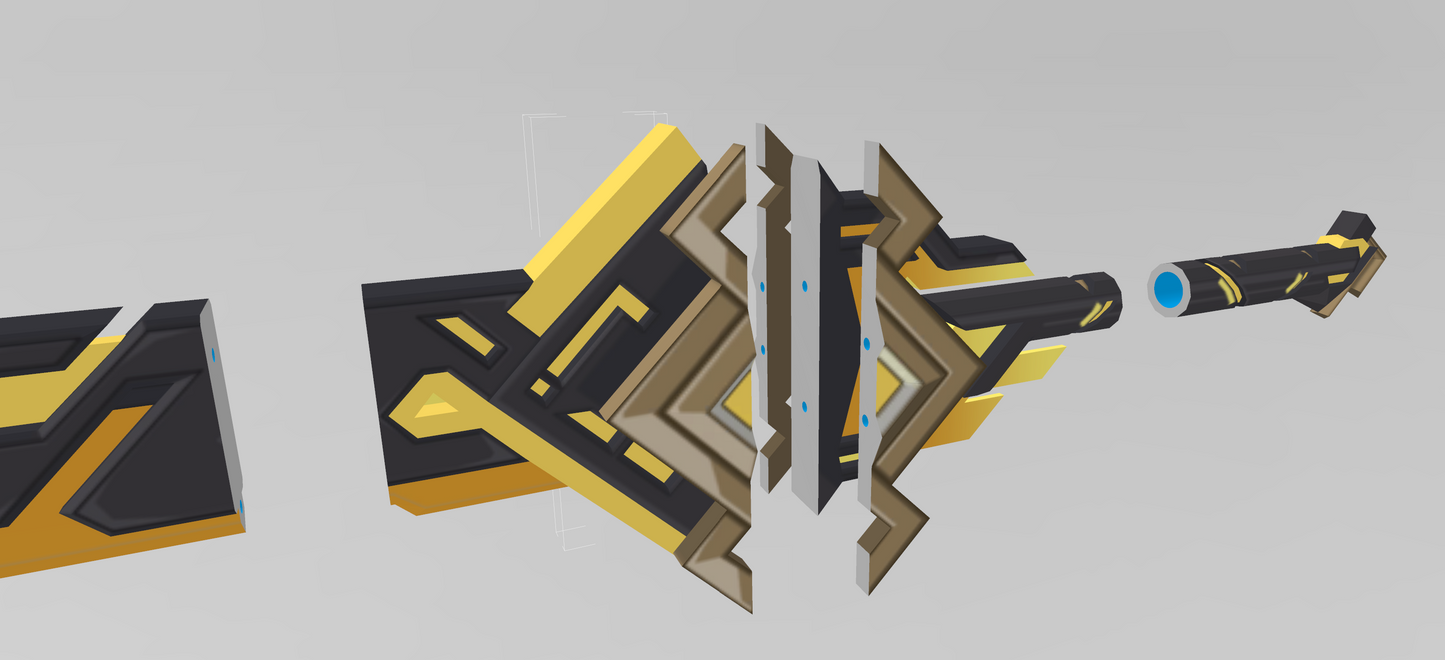 Summit Shaper - Digital 3D Model - Genshin Impact - Aether Cosplay