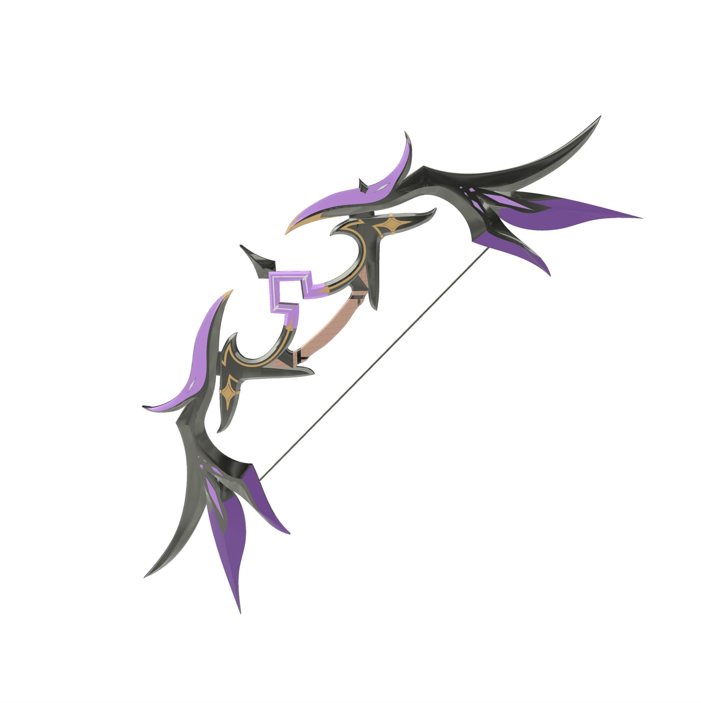 Mitternachts Waltz Bow - Digital 3D Model - Genshin Impact - Fischl Cosplay