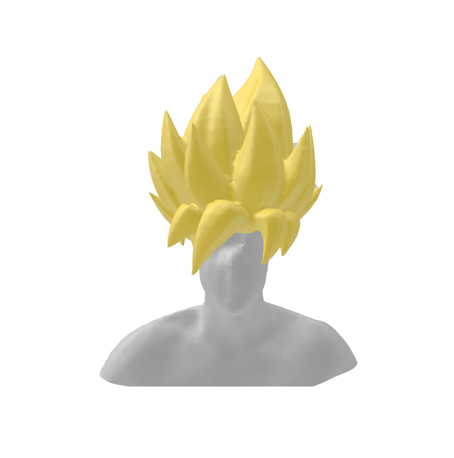 Goku Super - Digital 3D Model Files and Physical 3D Printed Kit Options - DBS Cosplay - Goku Cosplay - Goku Hair