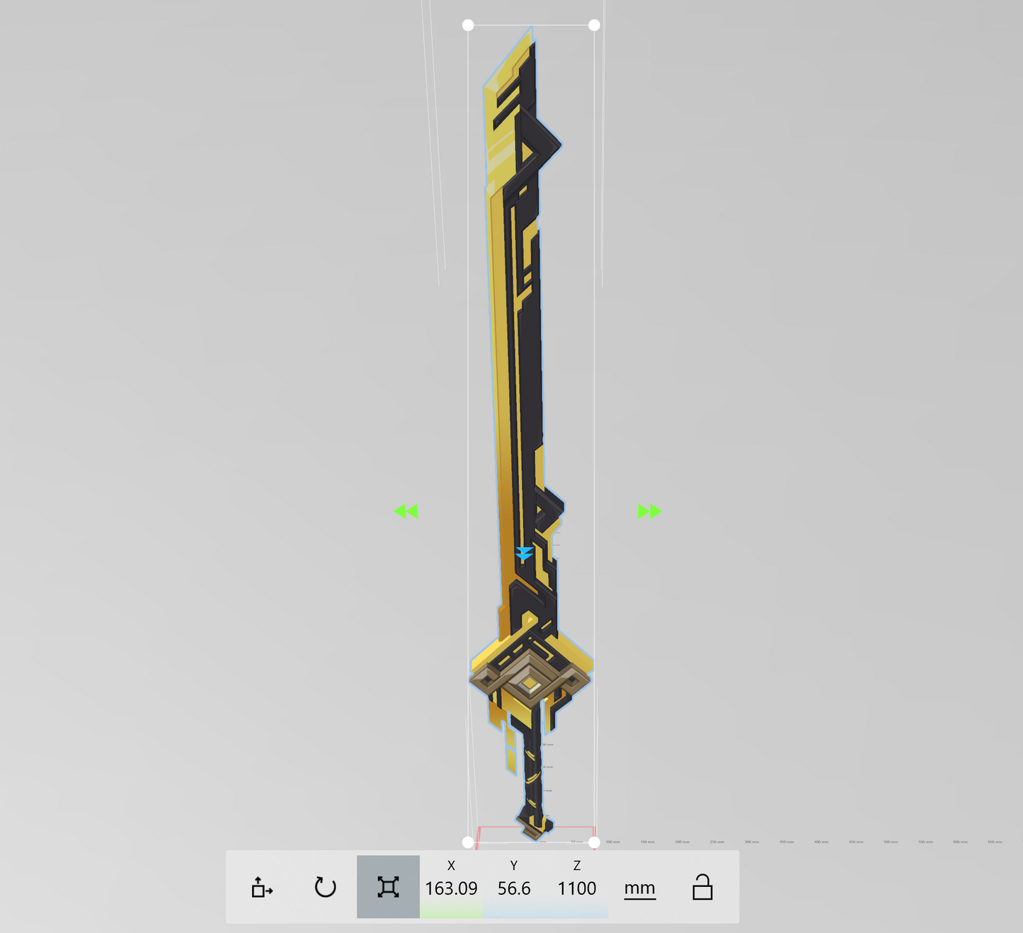 Summit Shaper - Digital 3D Model - Genshin Impact - Aether Cosplay