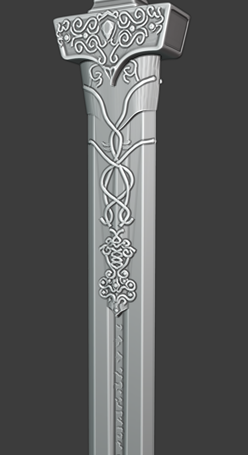 Royal Greatsword - Digital 3D Model - Elden Ring - Blaidd the Half-Wolf Cosplay