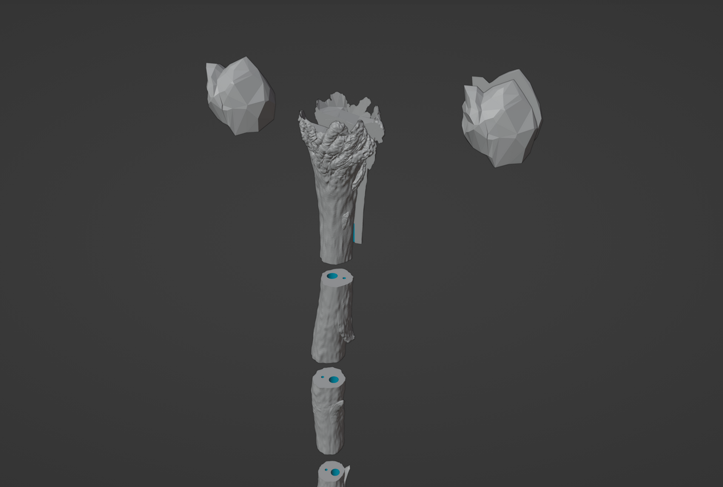 Meteorite Staff - Digital 3D Model - Elden Ring Cosplay