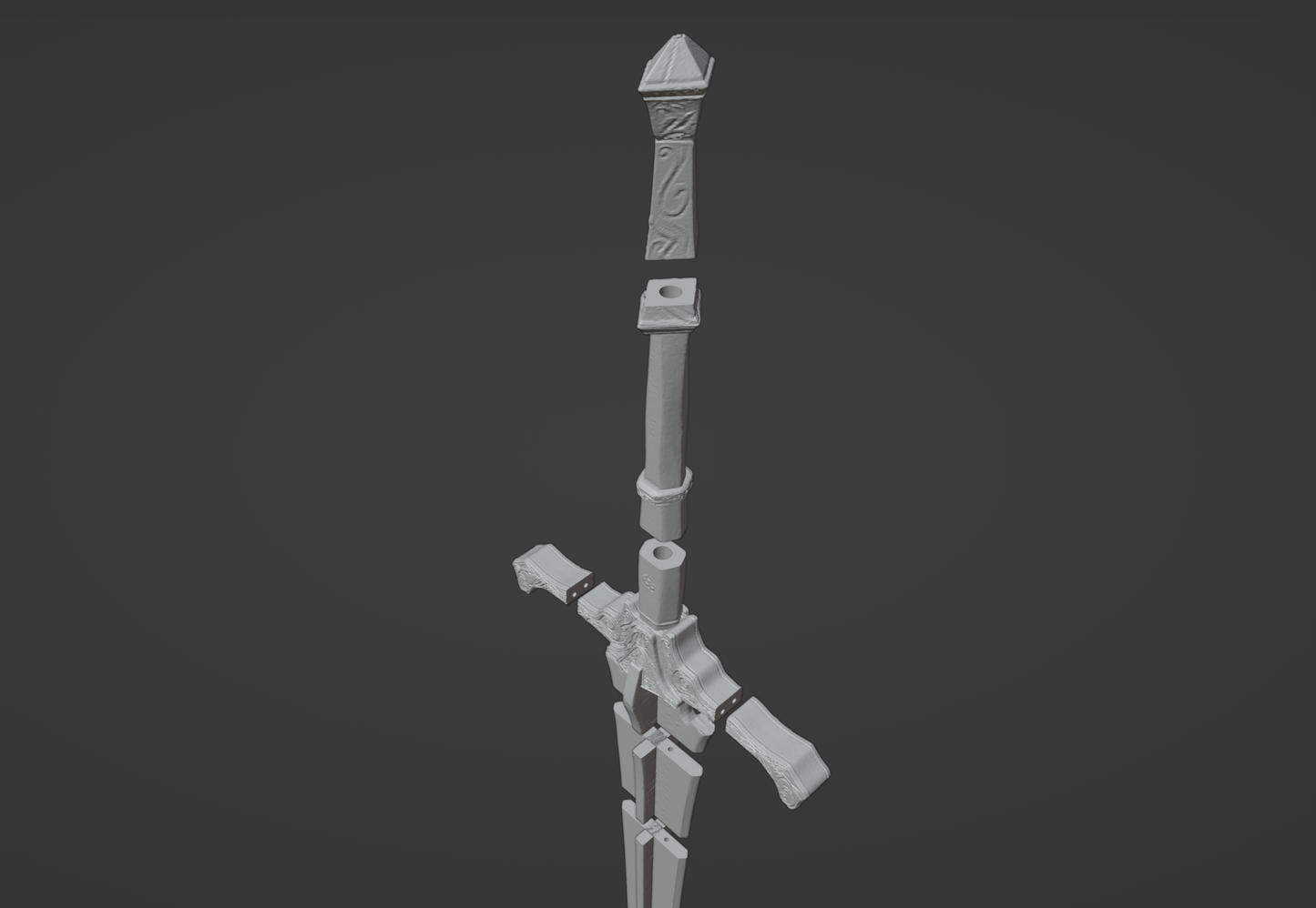 Knight's Greatsword - Digital 3D Model - Elden Ring Cosplay