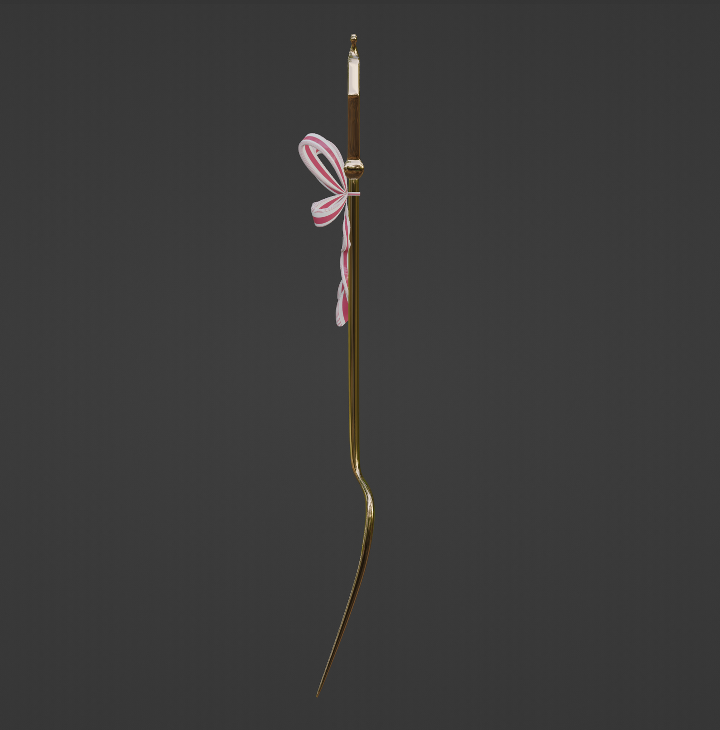 Miku Strawberry Fork - Digital 3D Model - Strawberry Miku Cosplay
