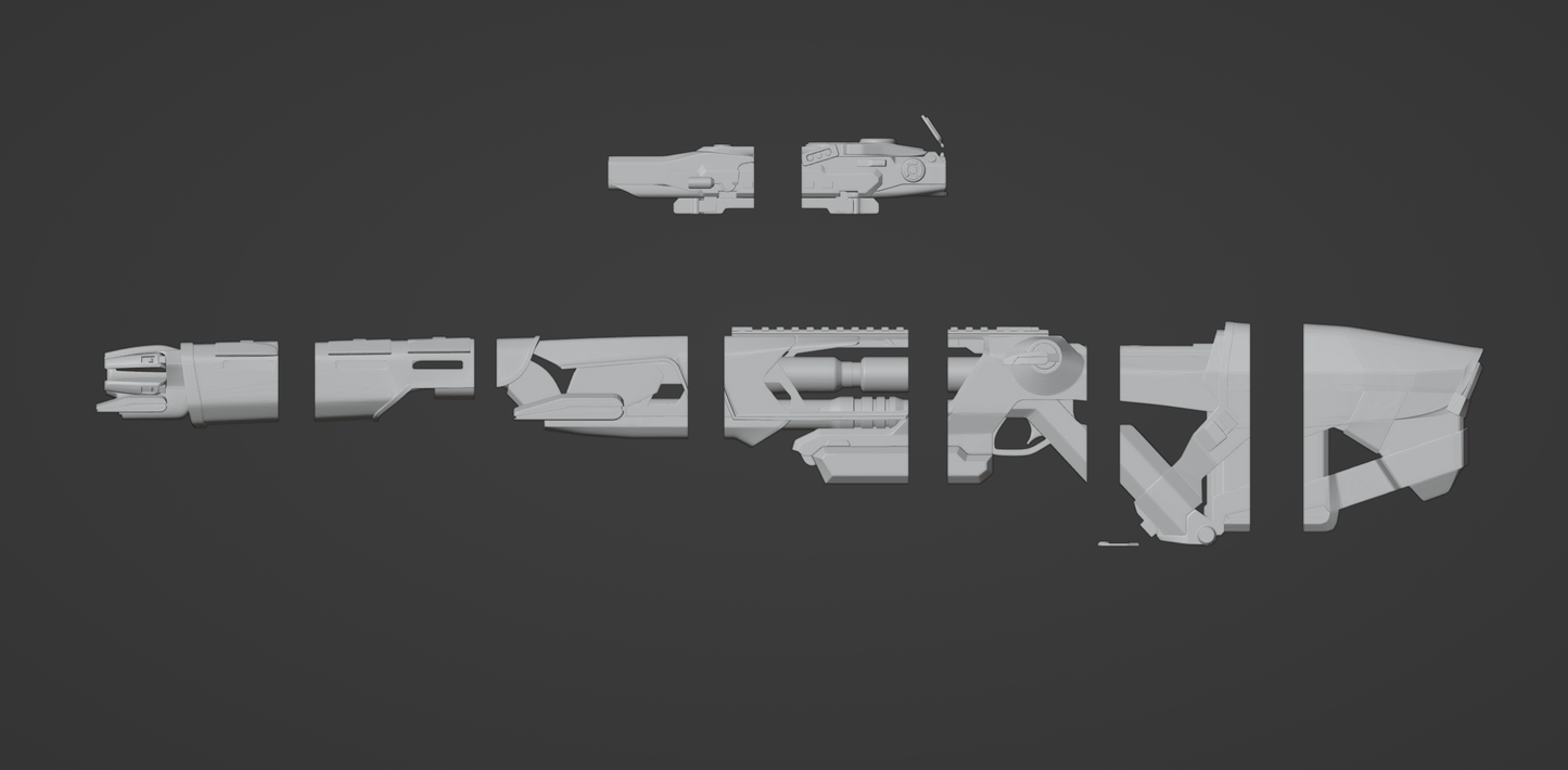 Apex Sentinel Nightcore Gun - Digital 3D Model - Apex Legends - Sniper Cosplay