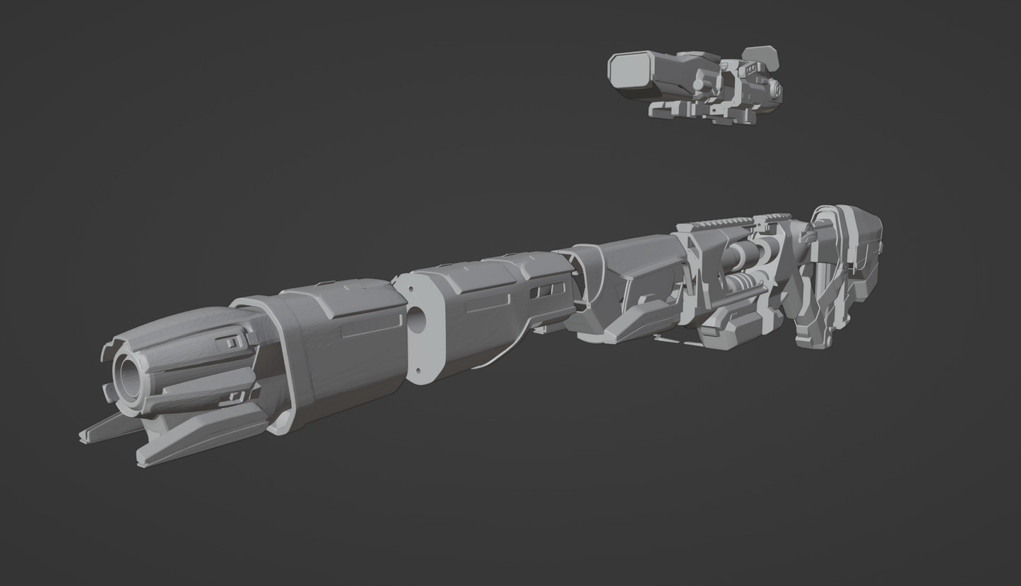 Apex Sentinel Nightcore Gun - Digital 3D Model - Apex Legends - Sniper Cosplay
