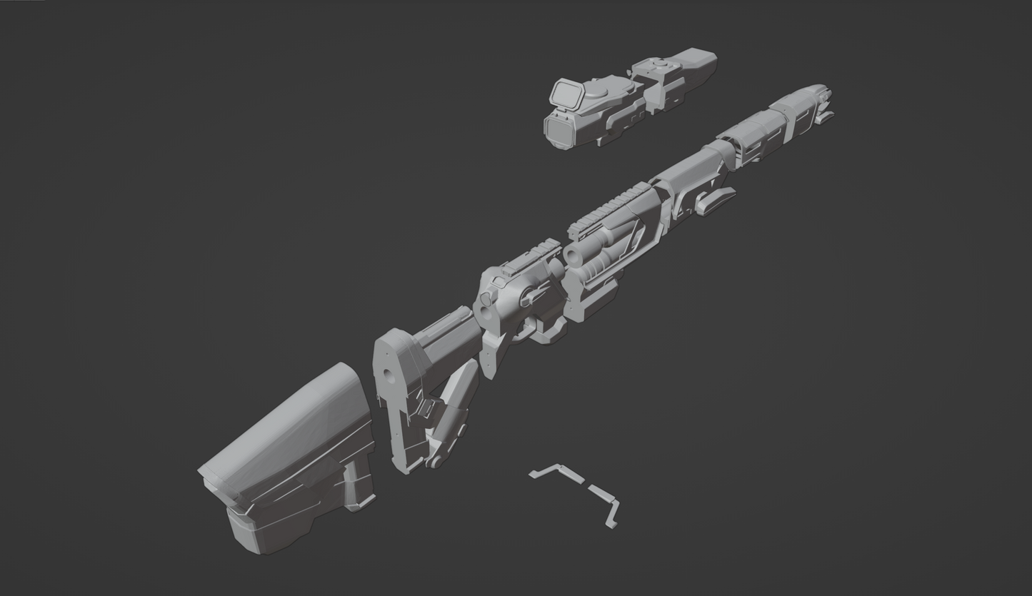 Apex Sentinel Nightcore Gun - Digital 3D Model - Apex Legends - Sniper Cosplay