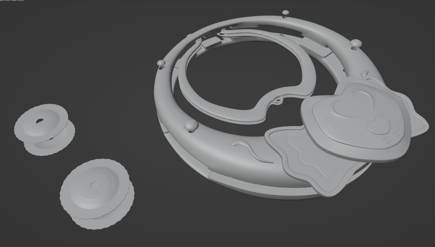 PuRing Ring - Digital 3D Model - Tokyo Mew Mew - Mew Pudding Cosplay