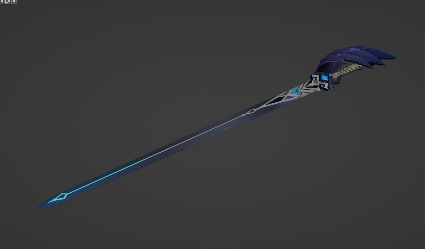 Alley Flash - Digital 3D Model - Genshin Impact - Kaeya Cosplay