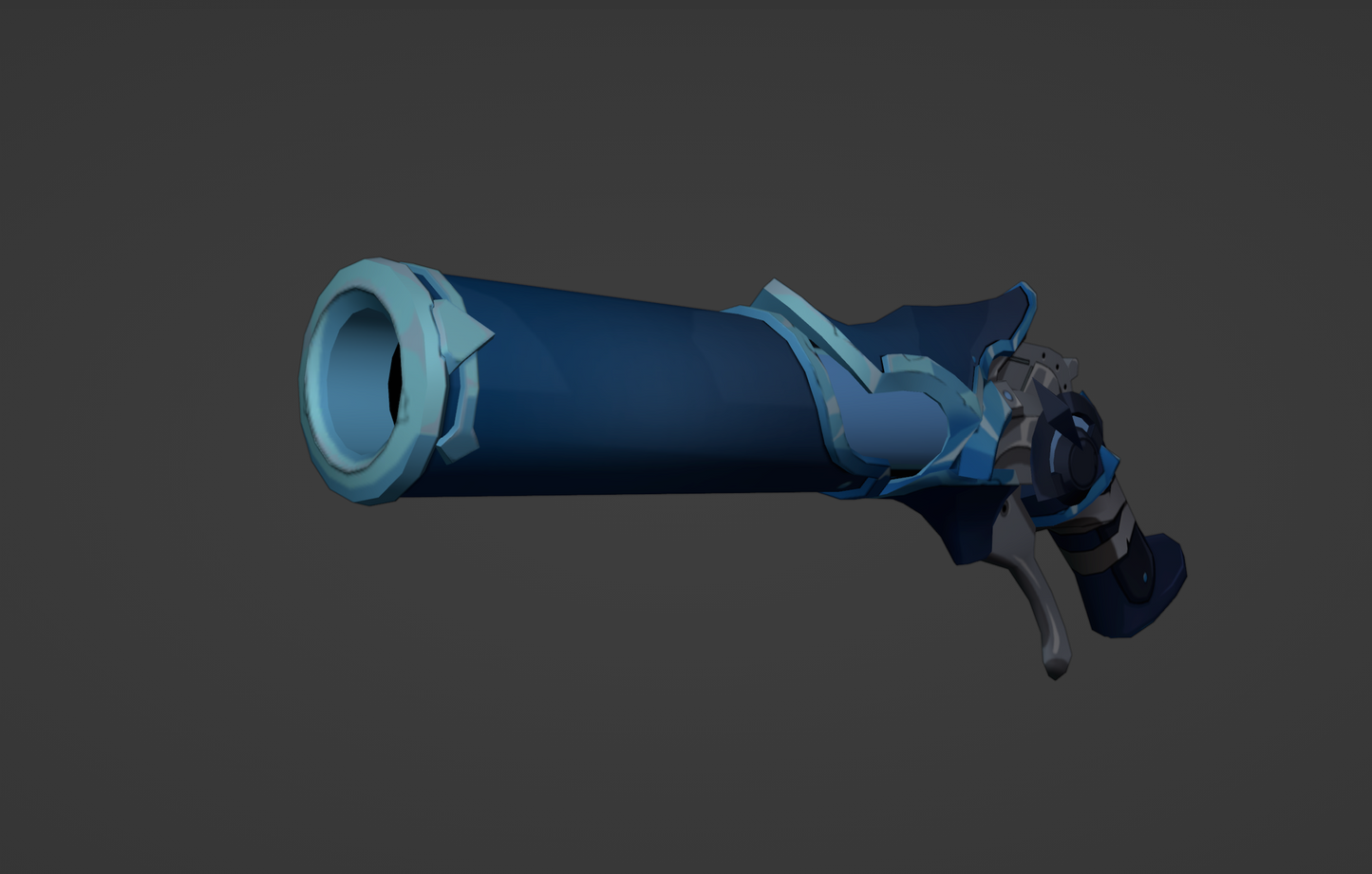 Cryogunner Legionnaire Gun - Digital 3D Model - Genshin Impact - Cryogunner Legionnaire Cosplay
