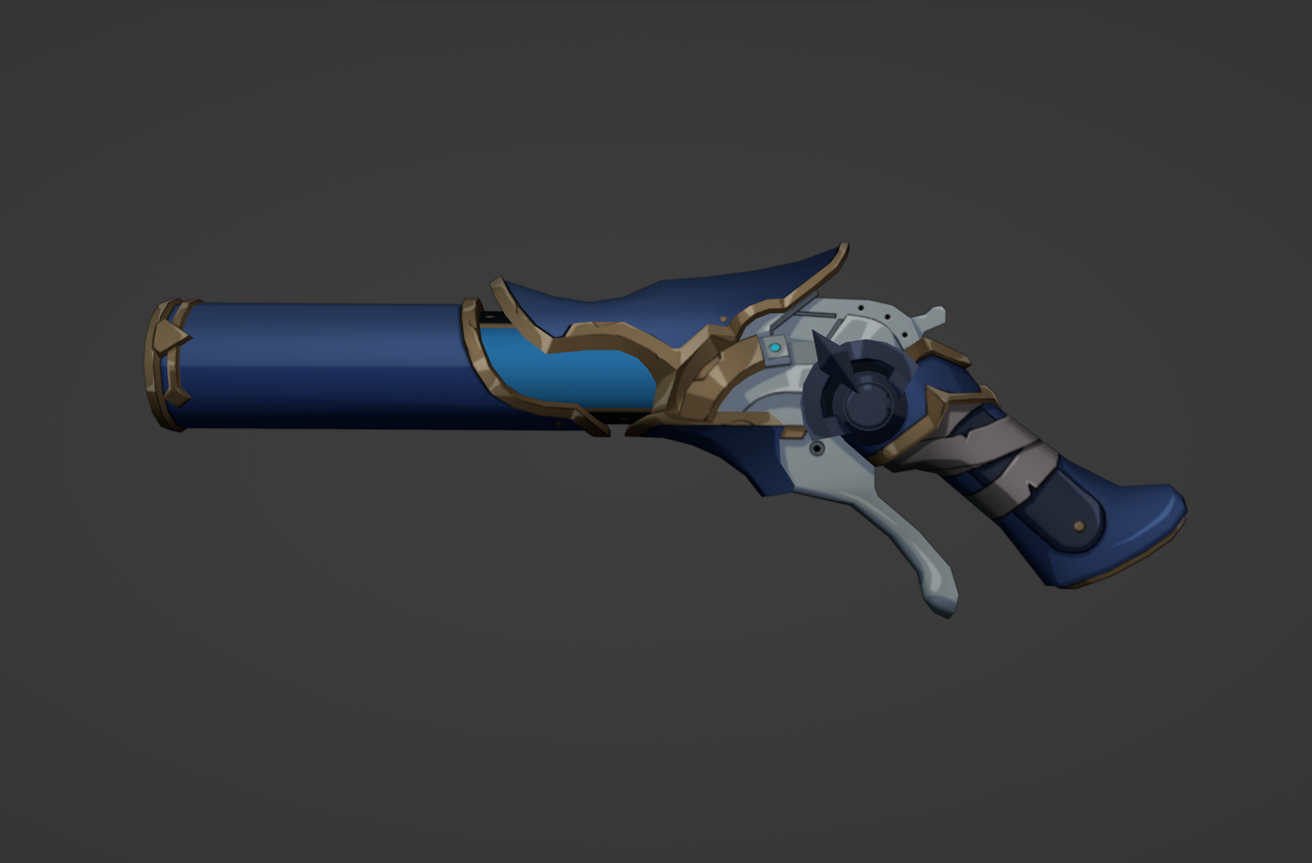 Hydrogunner Legionnaire Gun - Digital 3D Model - Genshin Impact - Hydrogunner Legionnaire Cosplay