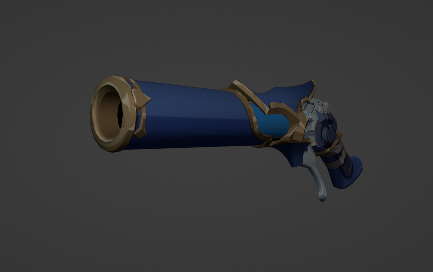 Hydrogunner Legionnaire Gun - Digital 3D Model - Genshin Impact - Hydrogunner Legionnaire Cosplay