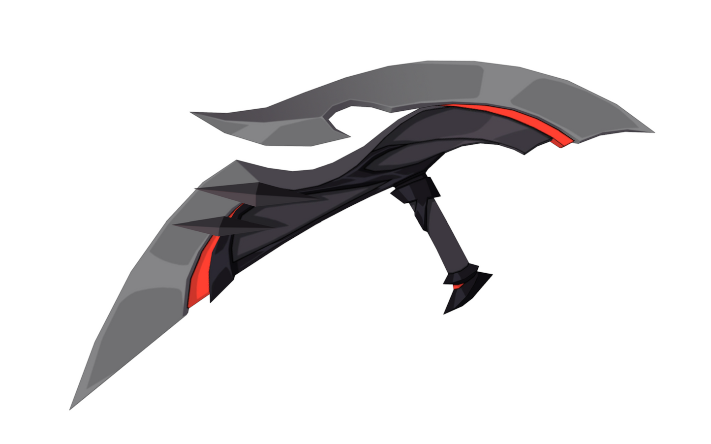 Agent's Sacrificial Knife - Digital 3D Model - Genshin Impact - Fatui Pyro Agent Cosplay