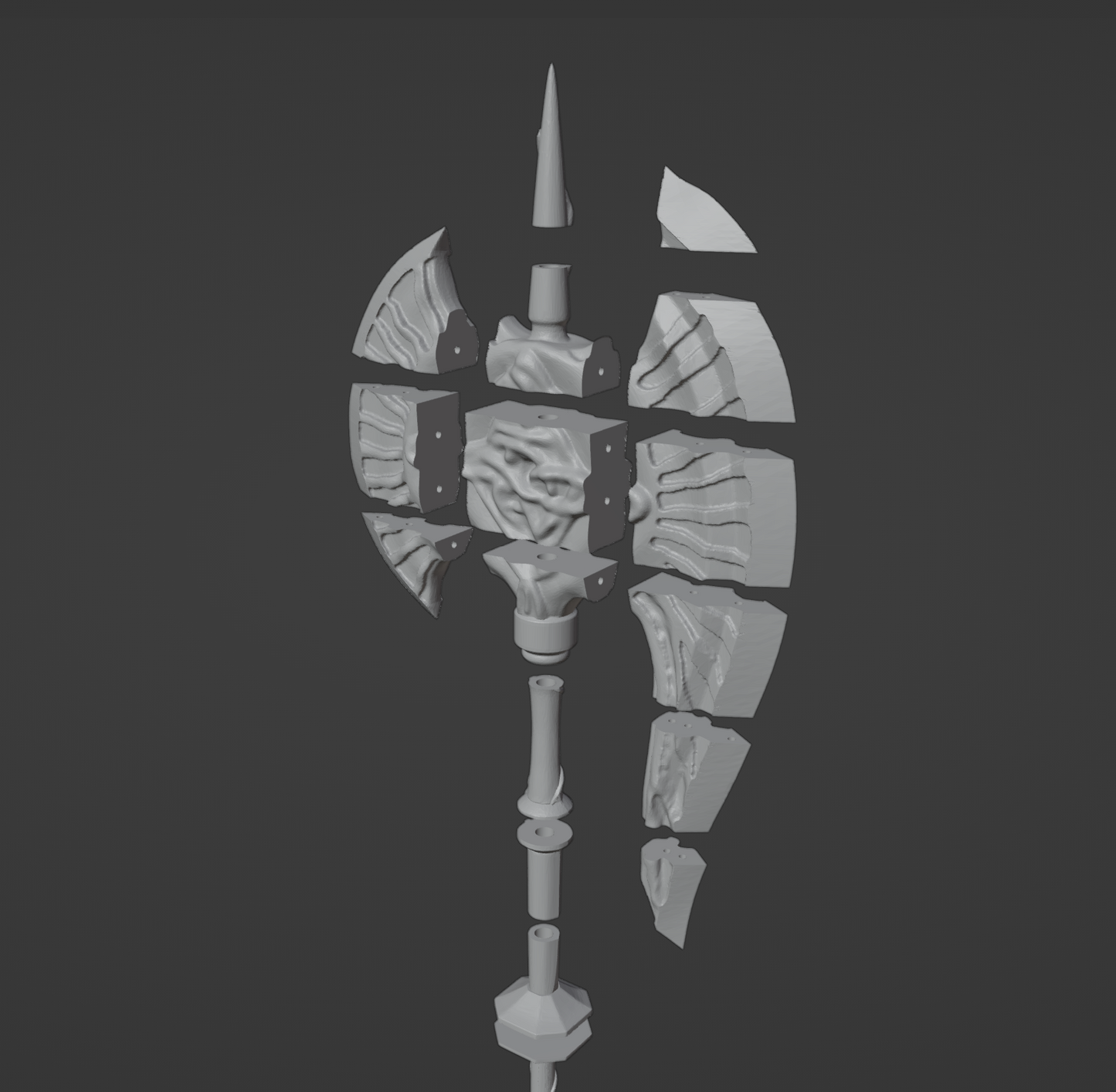 Golem's Halberd - Digital 3D Model - Elden Ring Cosplay