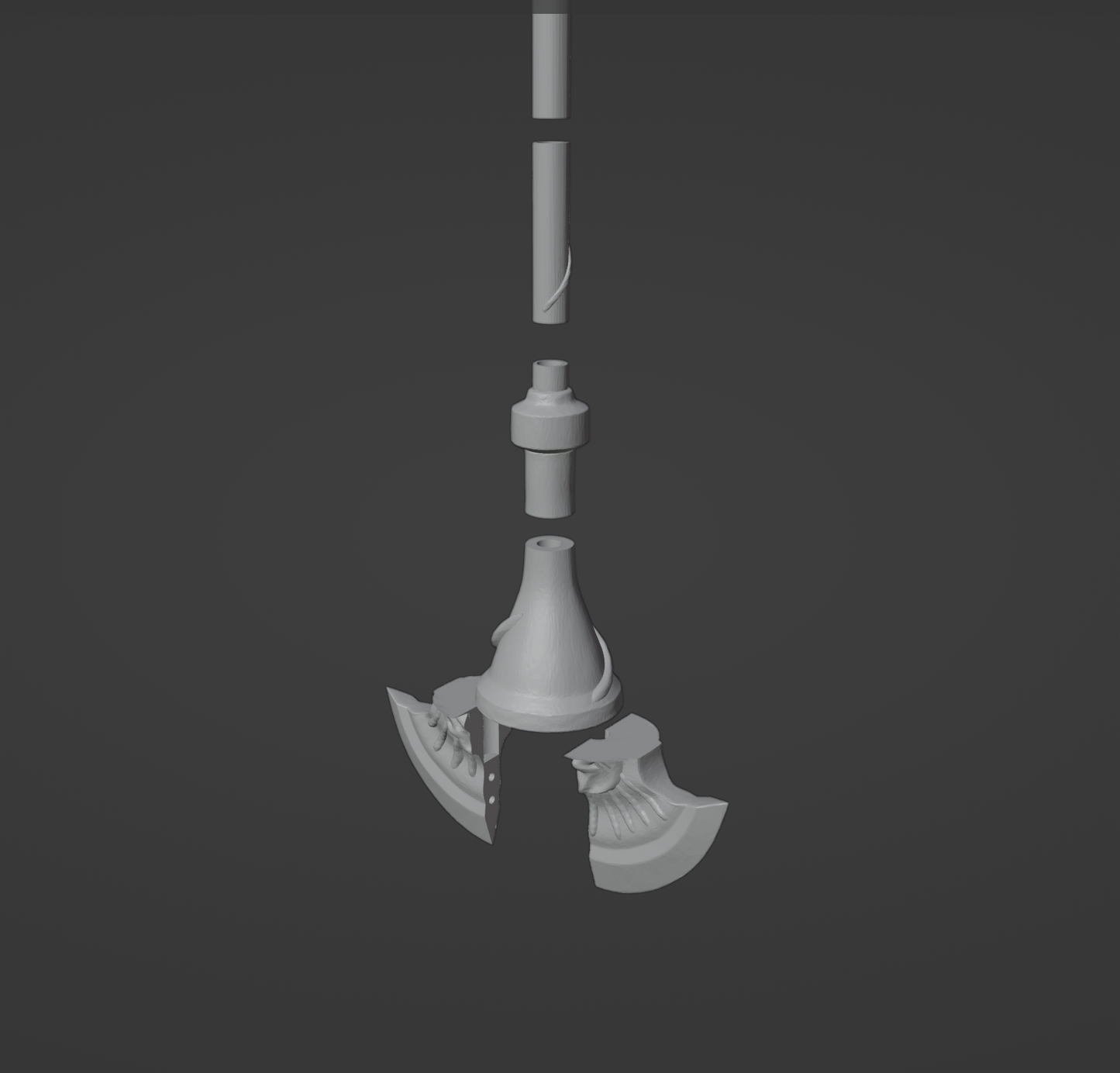 Golem's Halberd - Digital 3D Model - Elden Ring Cosplay