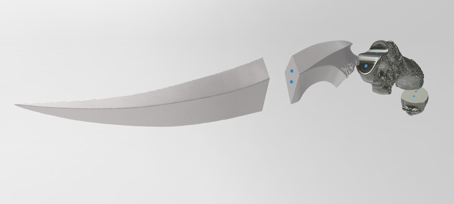 Dagger of Death's Flowers - Digital 3D Model - Resident Evil Village - Ethan Winters Cosplay