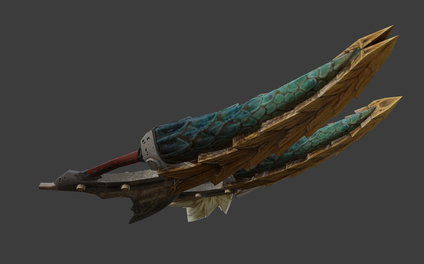 Usurper's Fulgur - Digital 3D Model - Monster Hunter World Cosplay