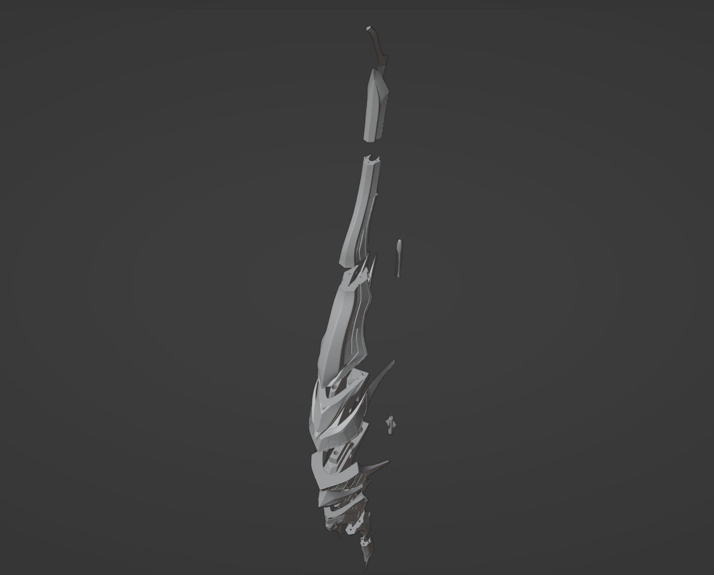 Akhos Bow - Digital 3D Model - Professionally Designed - Arkhos Cosplay - Xeno Chronicles 2 Cosplay