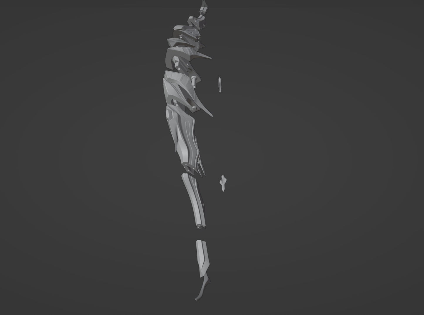 Akhos Bow - Digital 3D Model - Professionally Designed - Arkhos Cosplay - Xeno Chronicles 2 Cosplay