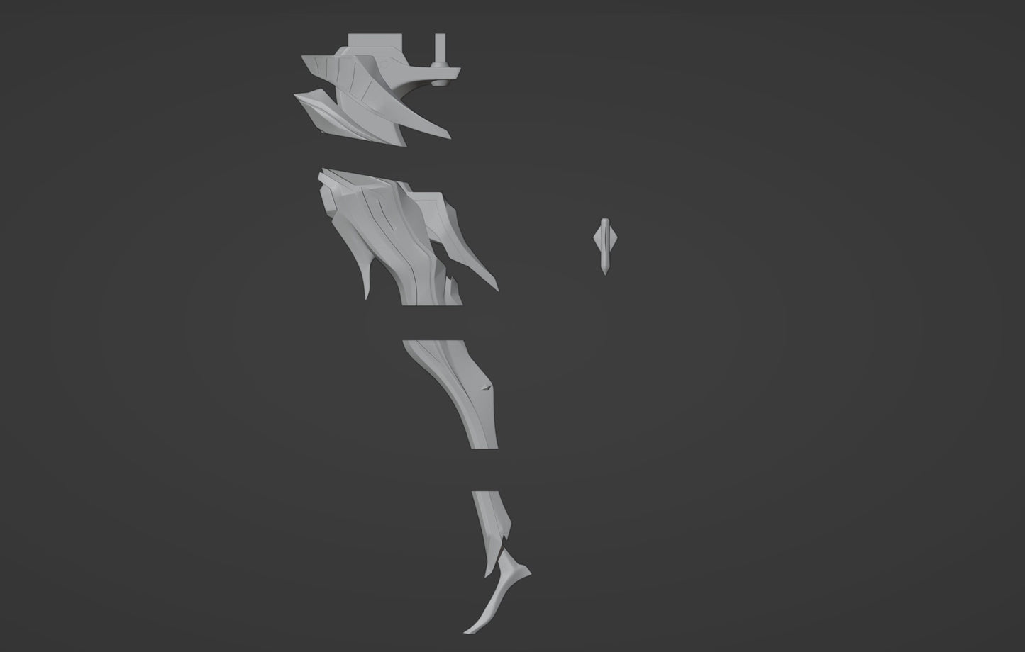 Akhos Bow - Digital 3D Model - Professionally Designed - Arkhos Cosplay - Xeno Chronicles 2 Cosplay