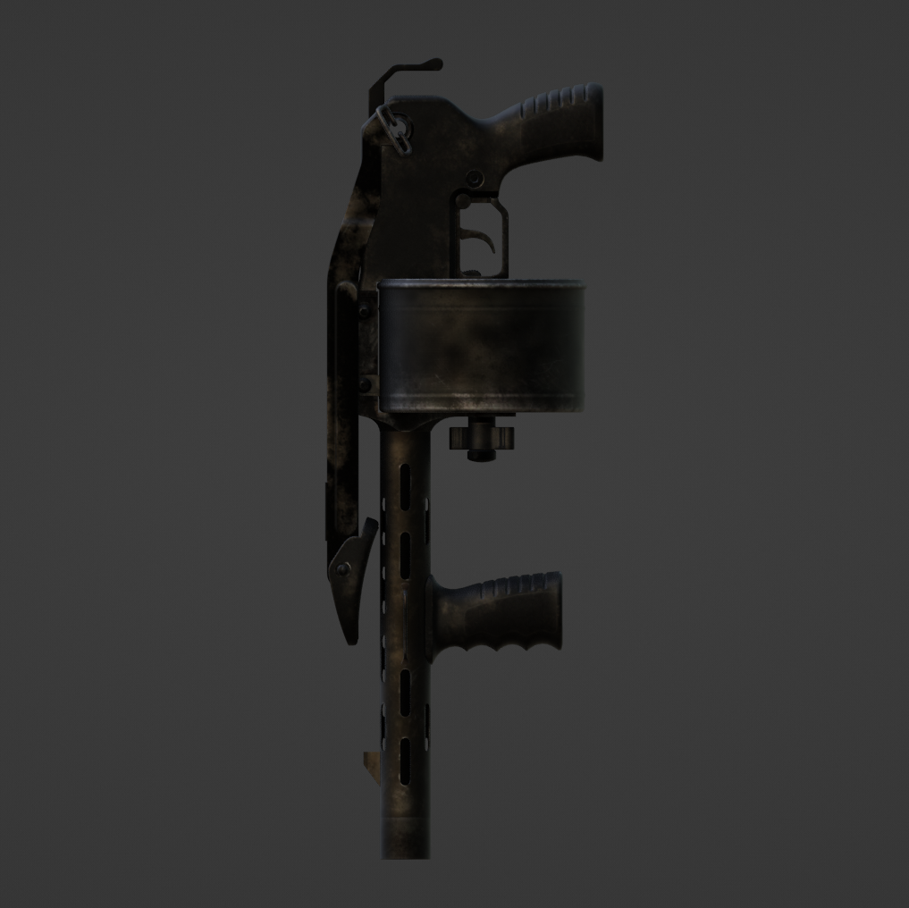 Striker - Digital 3D Model - Resident Evil 4 - Leon Kennedy Cosplay