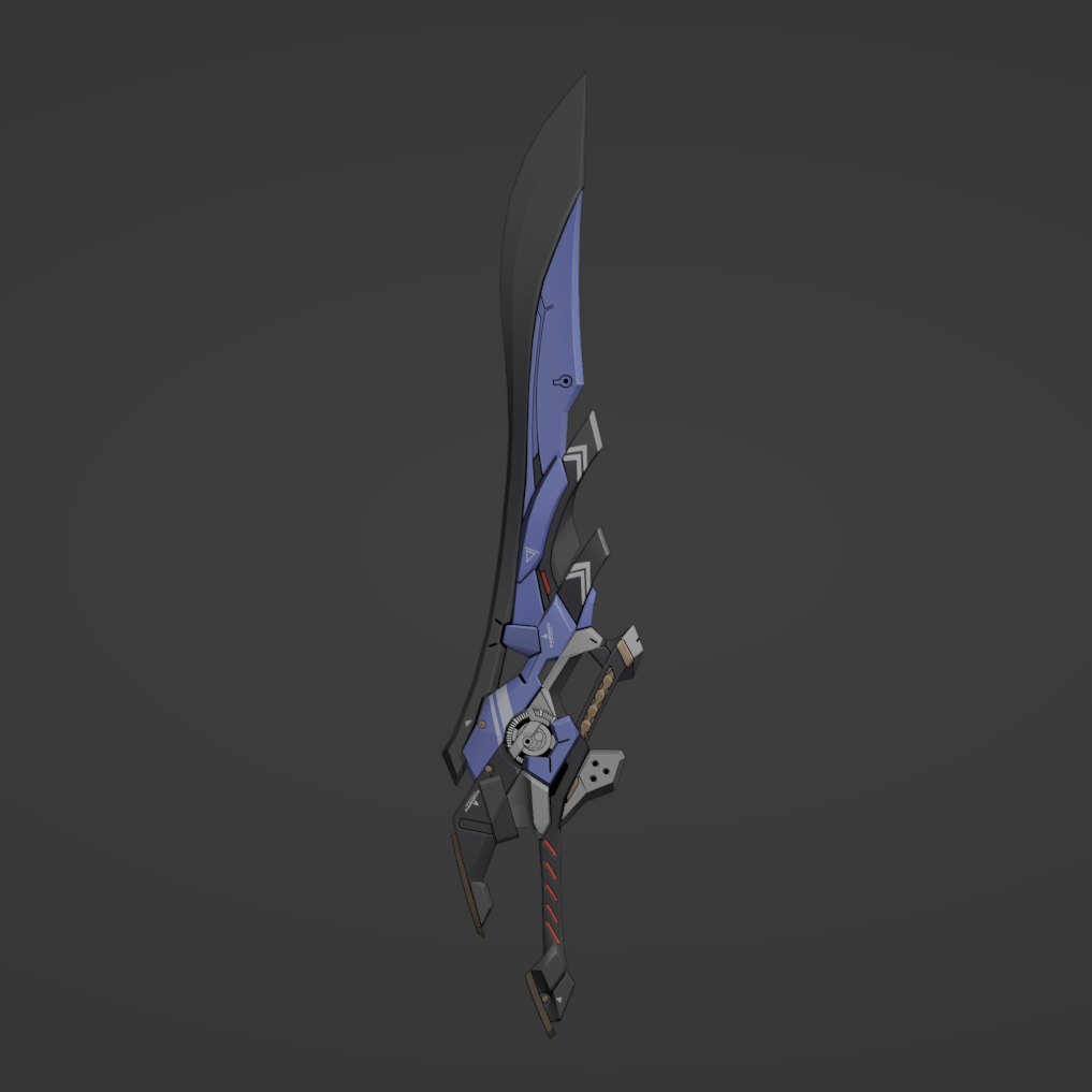 Arlan Sword - Digital 3D Model - Honkai: Star Rail Cosplay - Arlan Cosplay