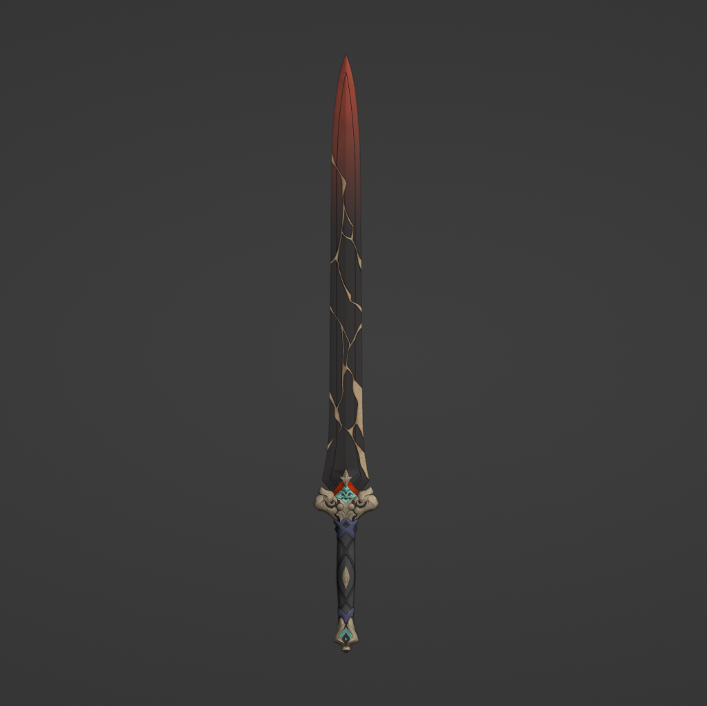 Blade Sword - Digital 3D Model Files - Honkai: Star Rail - Blade Cosplay