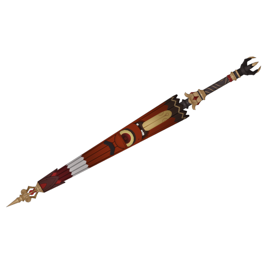 Toukabou Shigure - Digital 3D Model - Genshin Impact - Kaedehara Kazuha Cosplay