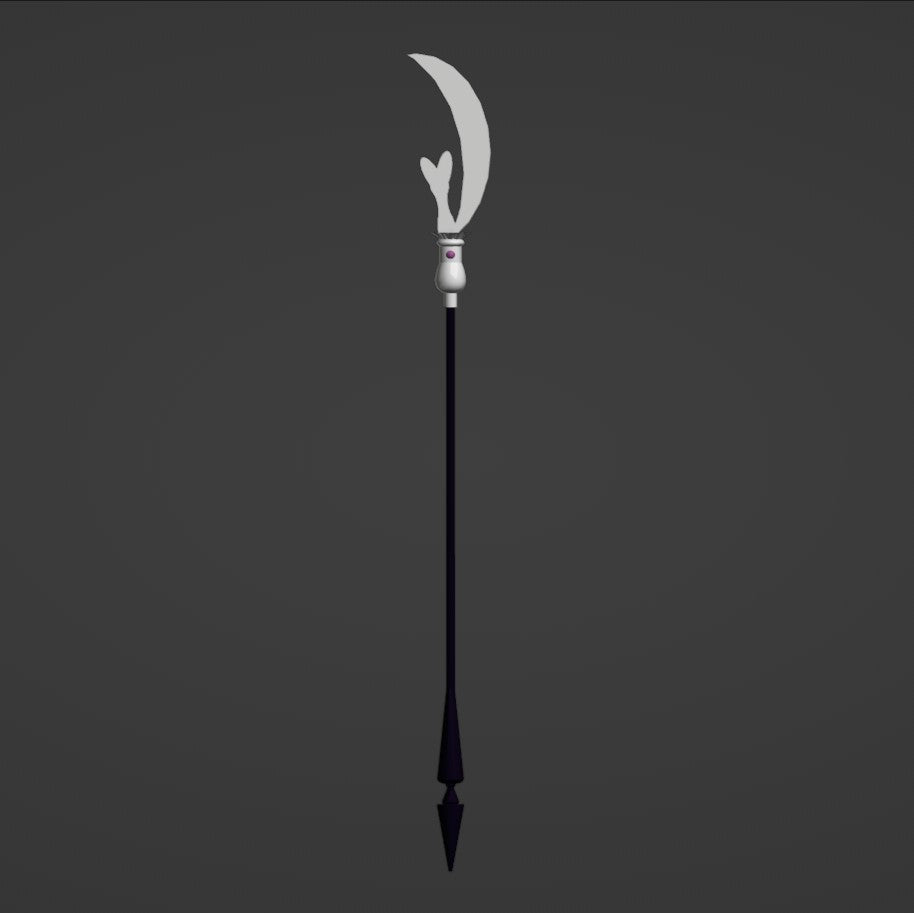 Silence Glaive - Digital 3D Model - Sailor Moon - Sailor Saturn Cosplay