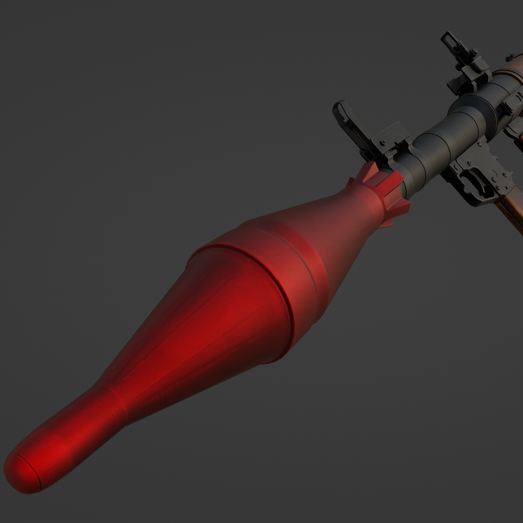 Rocket Launcher (RE4) - Digital 3D Model - Resident Evil 4 - Leon Kennedy Cosplay