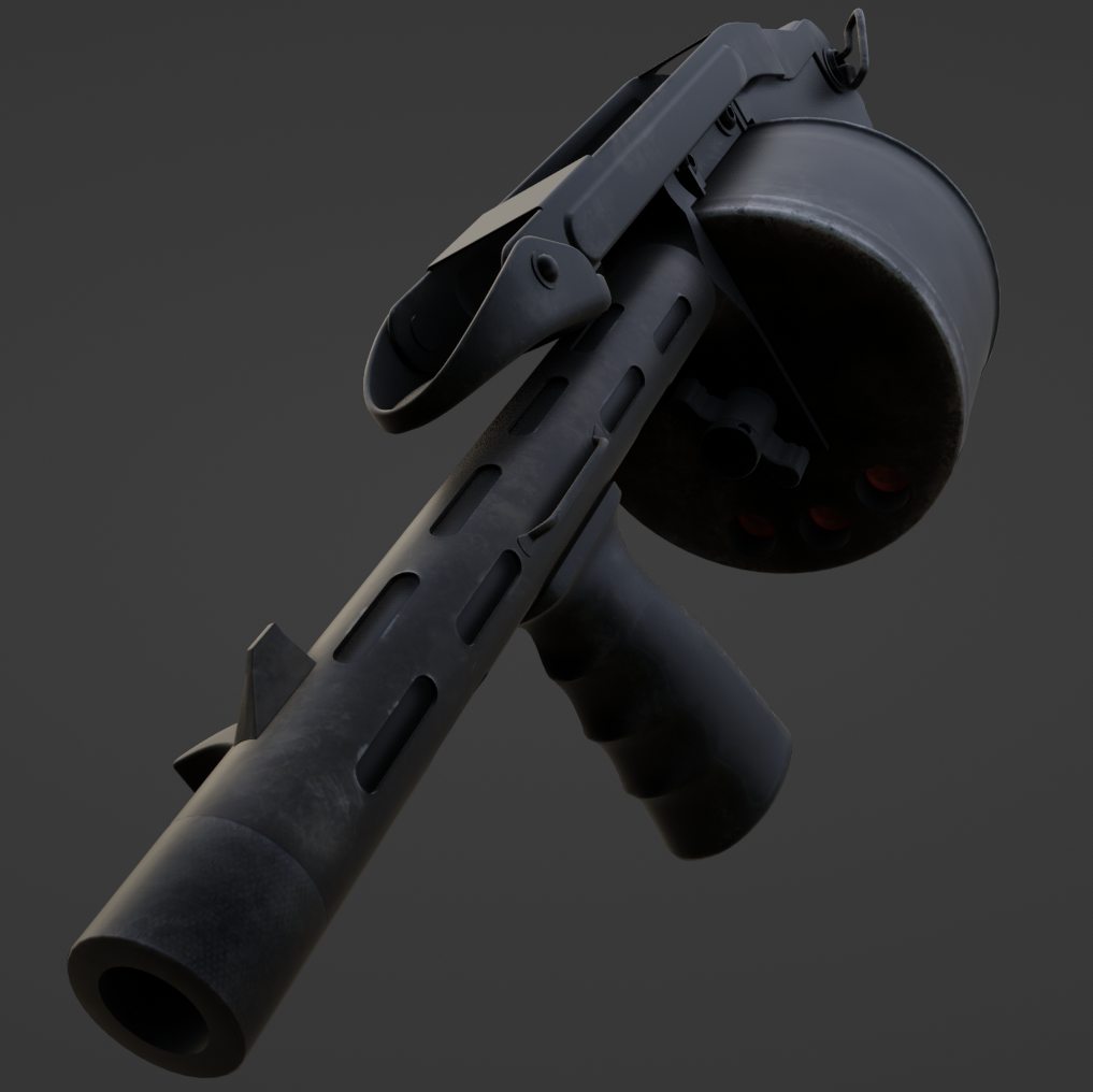 Striker - Digital 3D Model - Resident Evil 4 - Leon Kennedy Cosplay