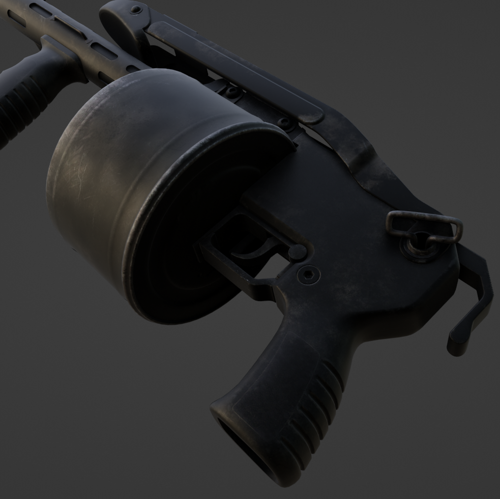 Striker - Digital 3D Model - Resident Evil 4 - Leon Kennedy Cosplay